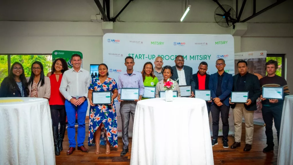 Les entrepreneurs à impacts de la 3ème cohorte de l'accélérateur Mitsiry